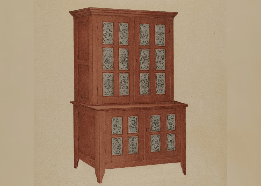 Illustration of a Shaker Tin Safe.