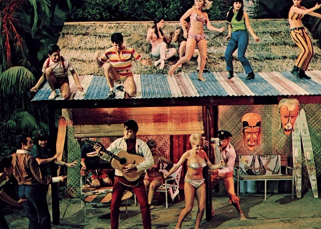 Elvis Presley in a promotional still from ‘Clambake’