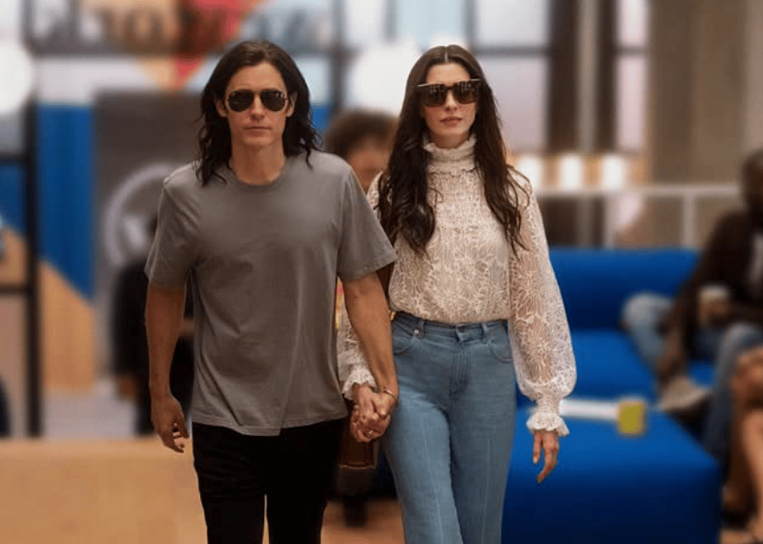 Jared Leto and Anne Hathaway in ‘WeCrashed’