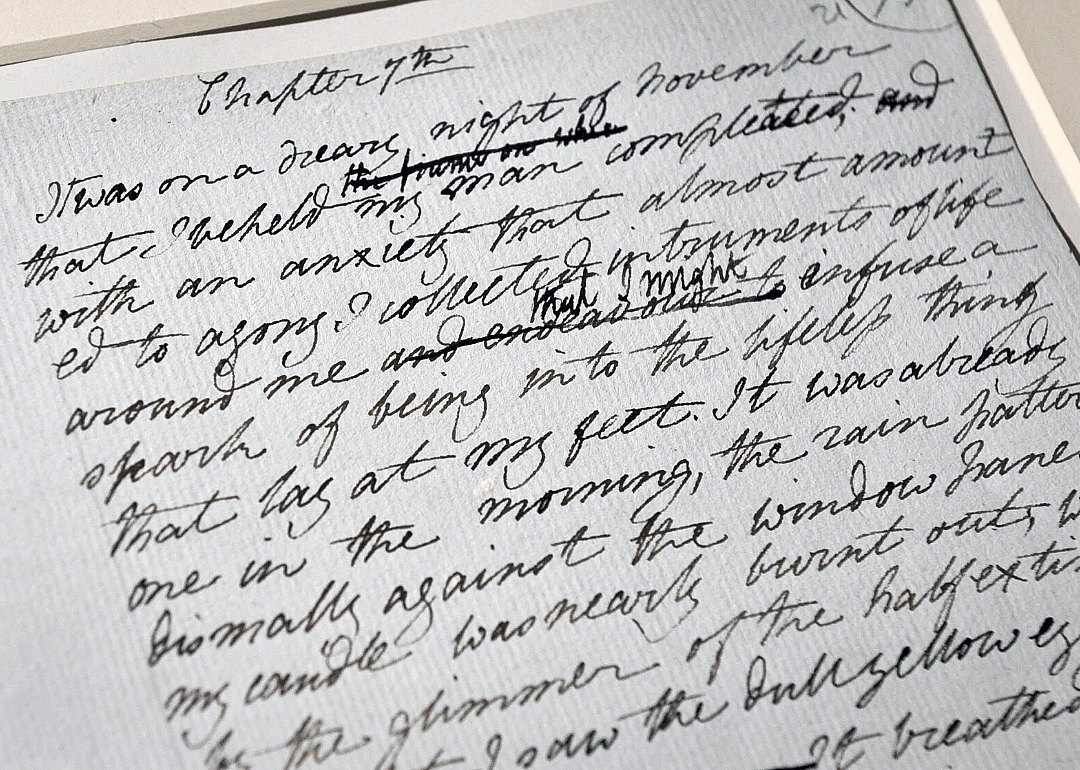 'Frankenstein' by Mary Shelley