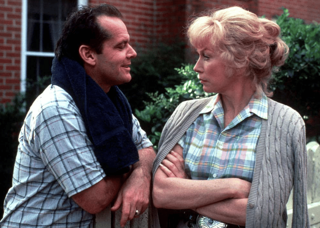 Jack Nicholson and Shirley MacLaine in ‘Terms of Endearment’.