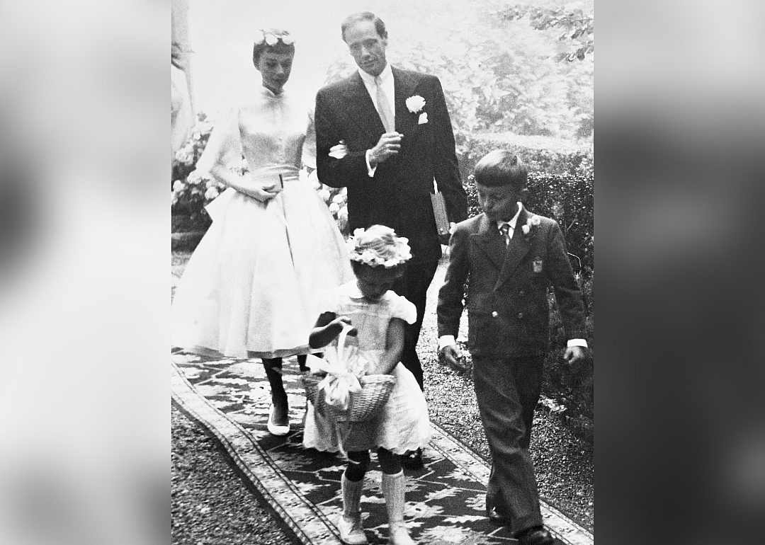 Audrey Hepburn and Mel Ferrer — Sept. 25, 1954