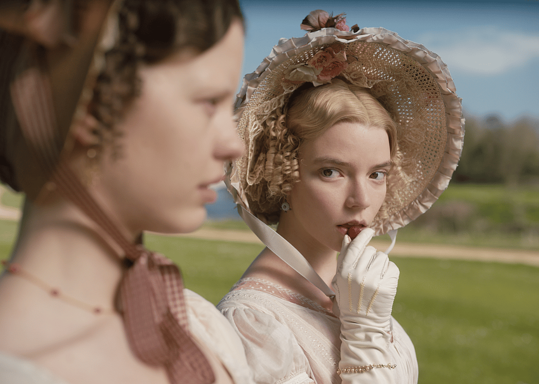 Mia Goth and Anya Taylor-Joy in ‘Emma’