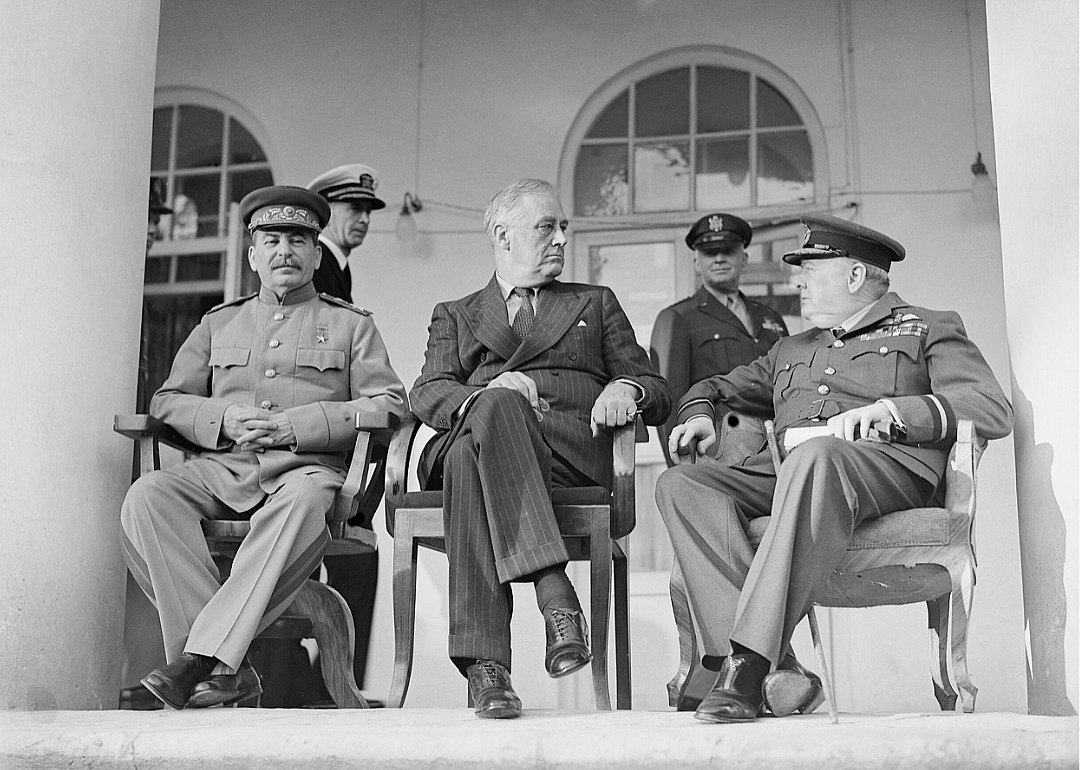 1943: FDR, Stalin, Churchill meet