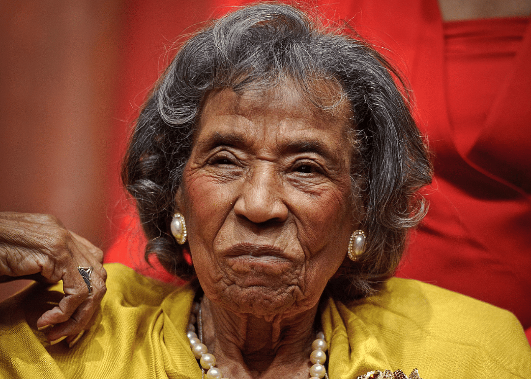 Amelia Boynton attends event.