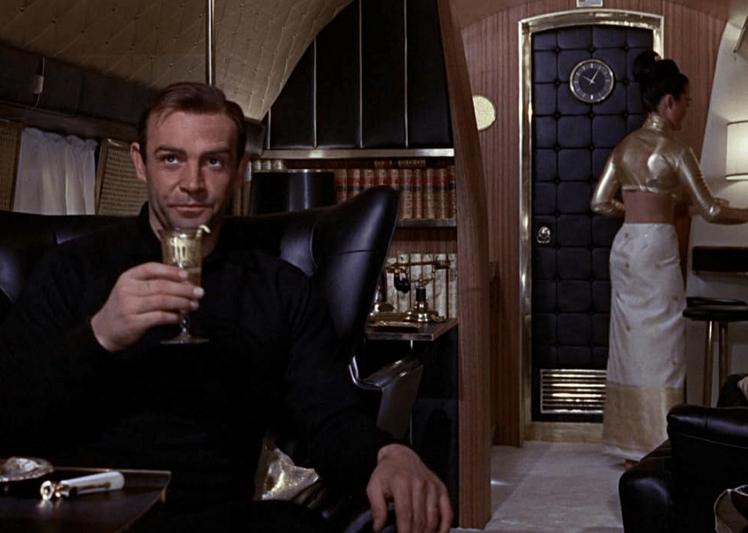 Sean Connery in ‘Goldfinger’.