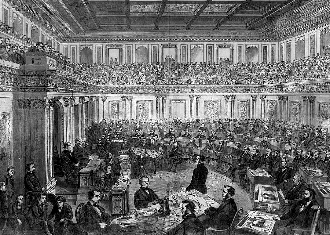 1868: First presidential impeachment