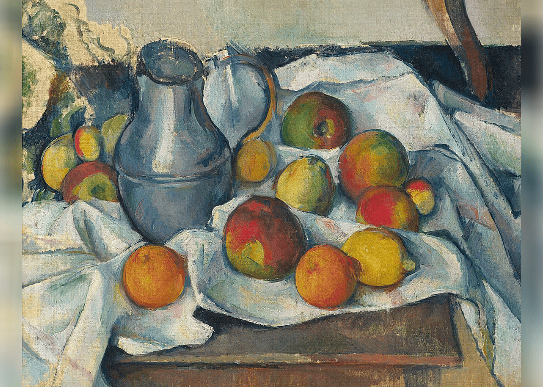 'Bouilloire et Fruits' by Paul Cezanne