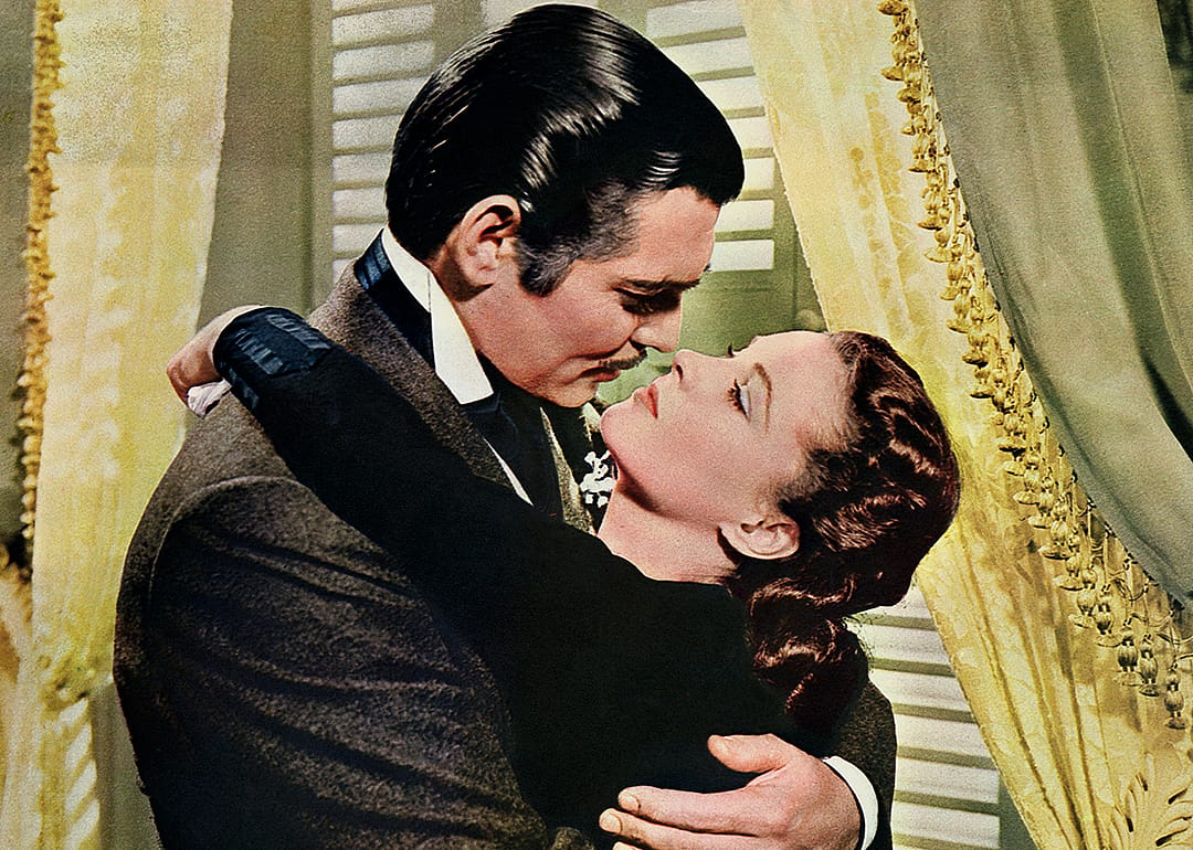 Clark Gable and Vivien Leigh in ‘Gone with the Wind’.