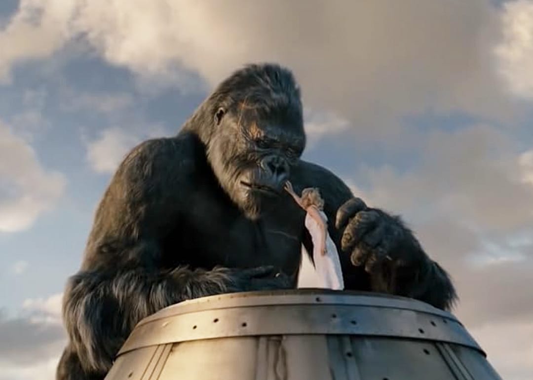 Andy Serkis and Naomi Watts in ‘King Kong’.