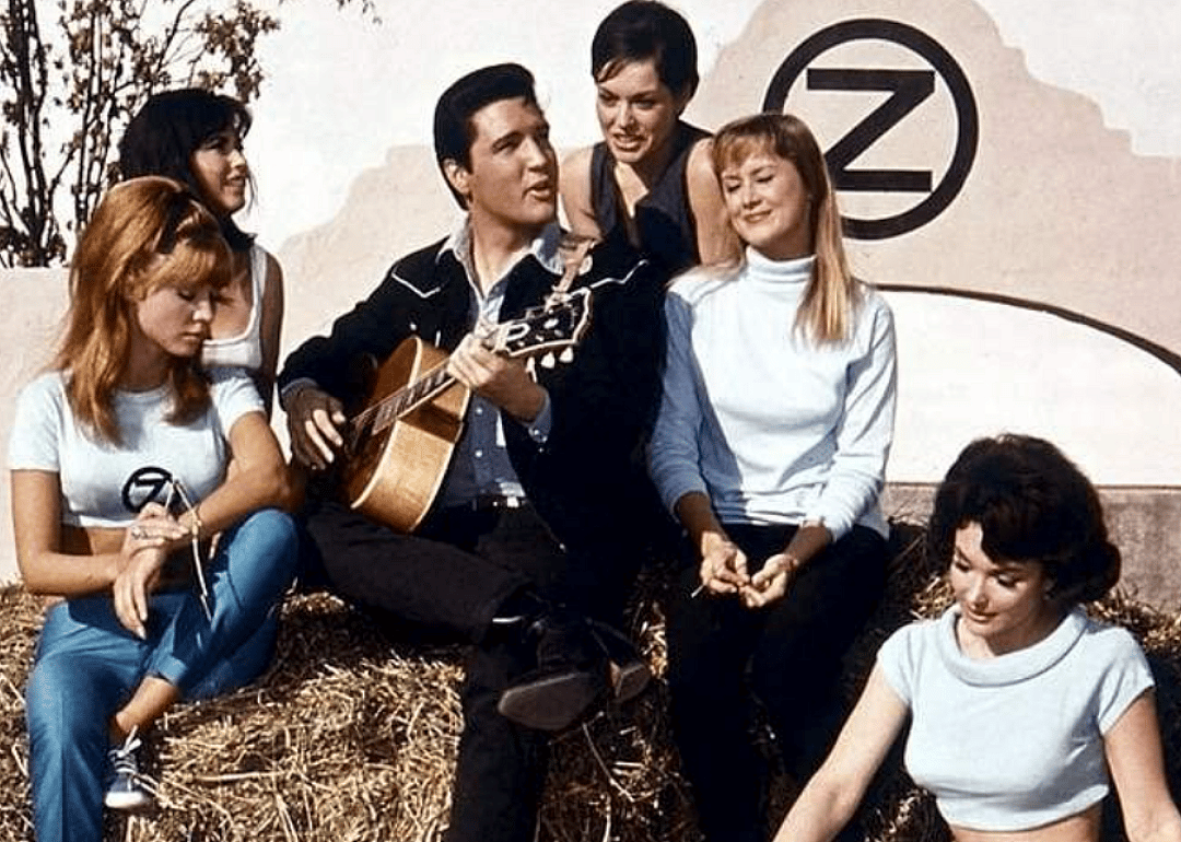 Elvis Presley in a scene from ‘Tickle Me’