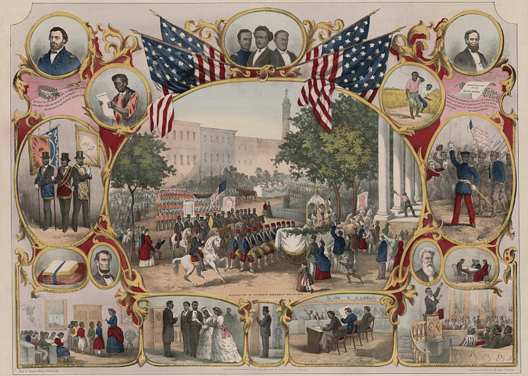 1870: Black men win right to vote