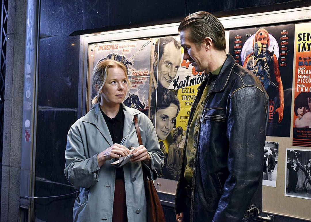 Alma Pöysti and Jussi Vatanen in ‘Fallen Leaves’.