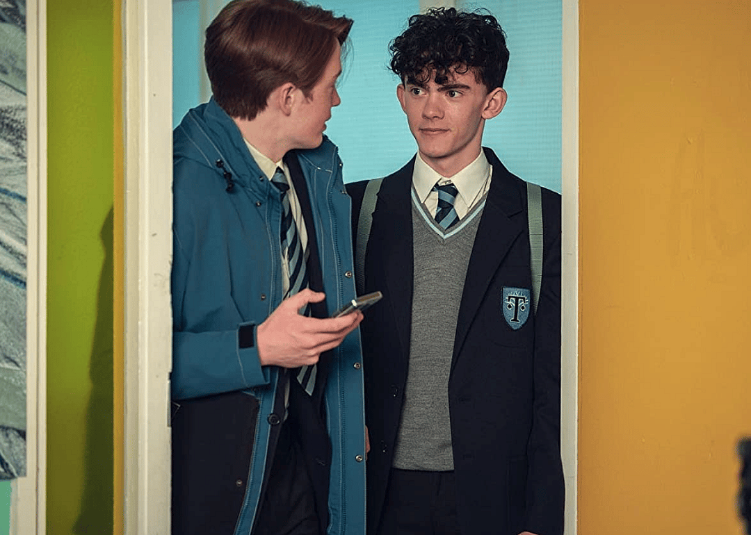 Joe Locke and Kit Connor in Heartstopper.