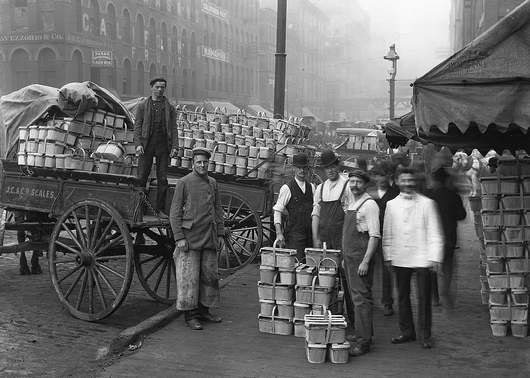 Men at South Water Street Market