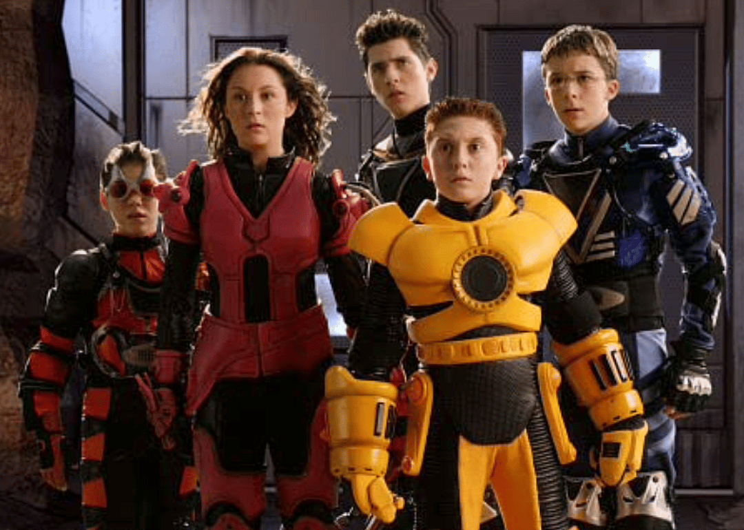 Ryan Pinkston, Alexa Vega, Robert Vito, Daryl Sabara and Bobby Edner in ‘Spy Kids 3’.