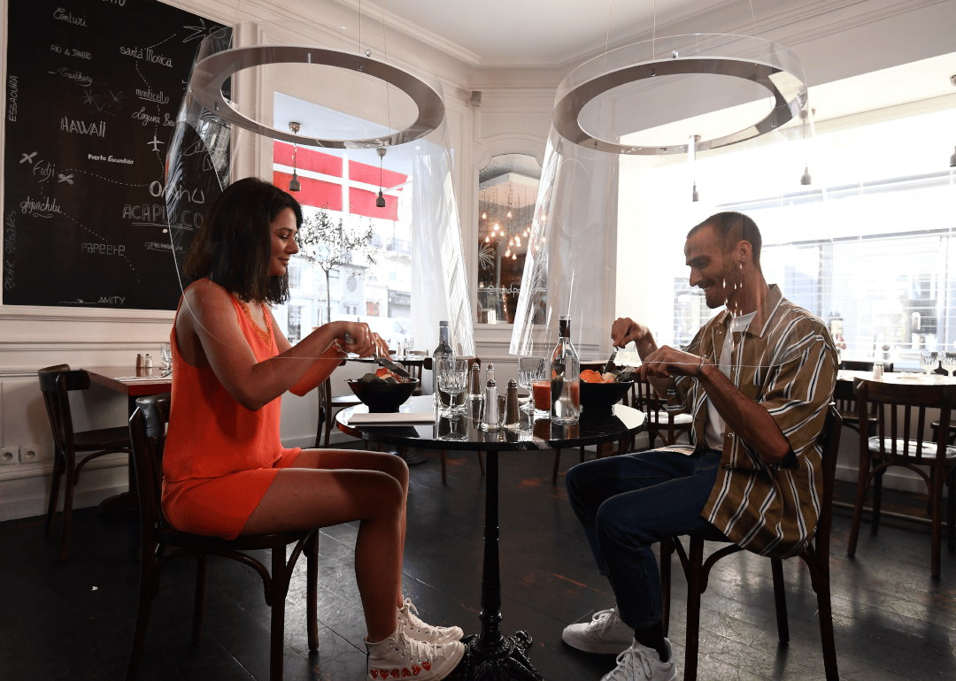 Chic bubble-dining in Paris