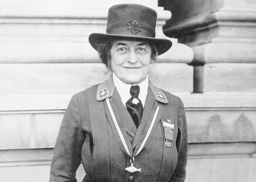 Juliette Gordon Low poses for a portrait.