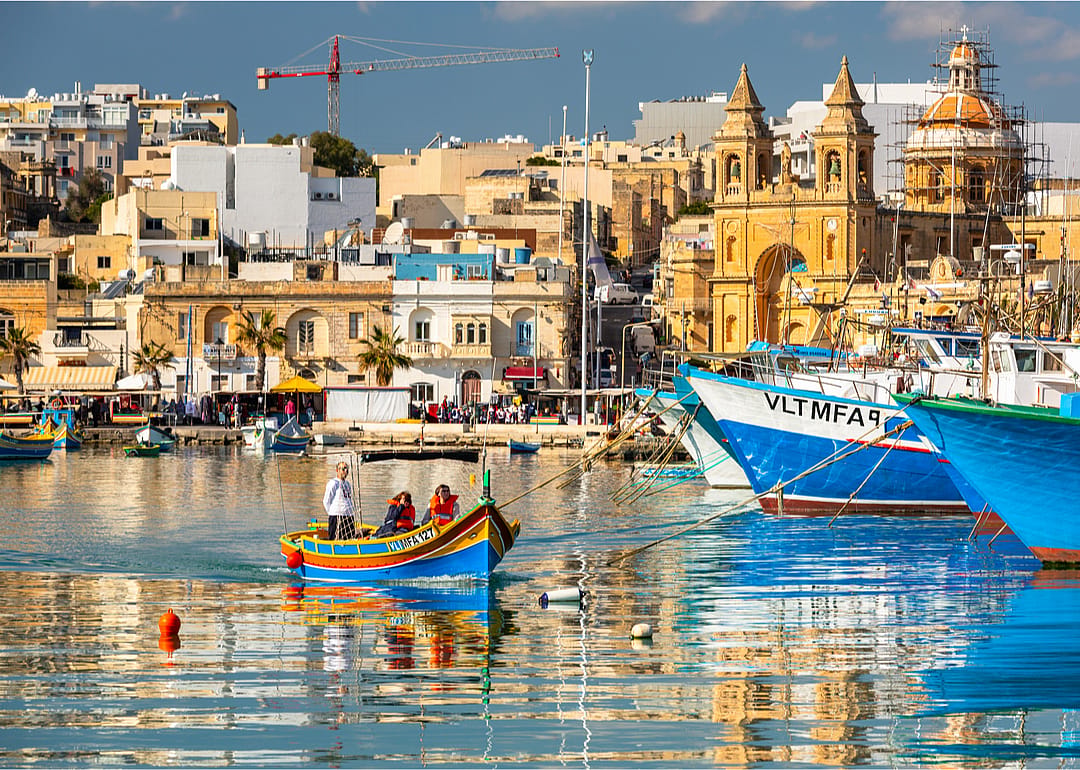 Fishing boats in Marsaxlokk
