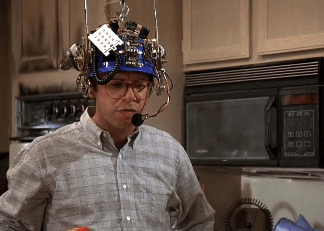 Rick Moranis in a scene from ‘Honey, I Blew Up the Kid’.