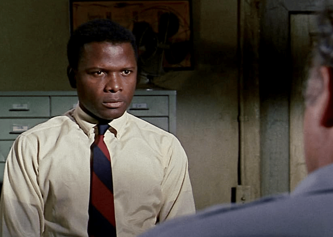 Sidney Poitier and Rod Steiger in ‘In the Heat of the Night’.