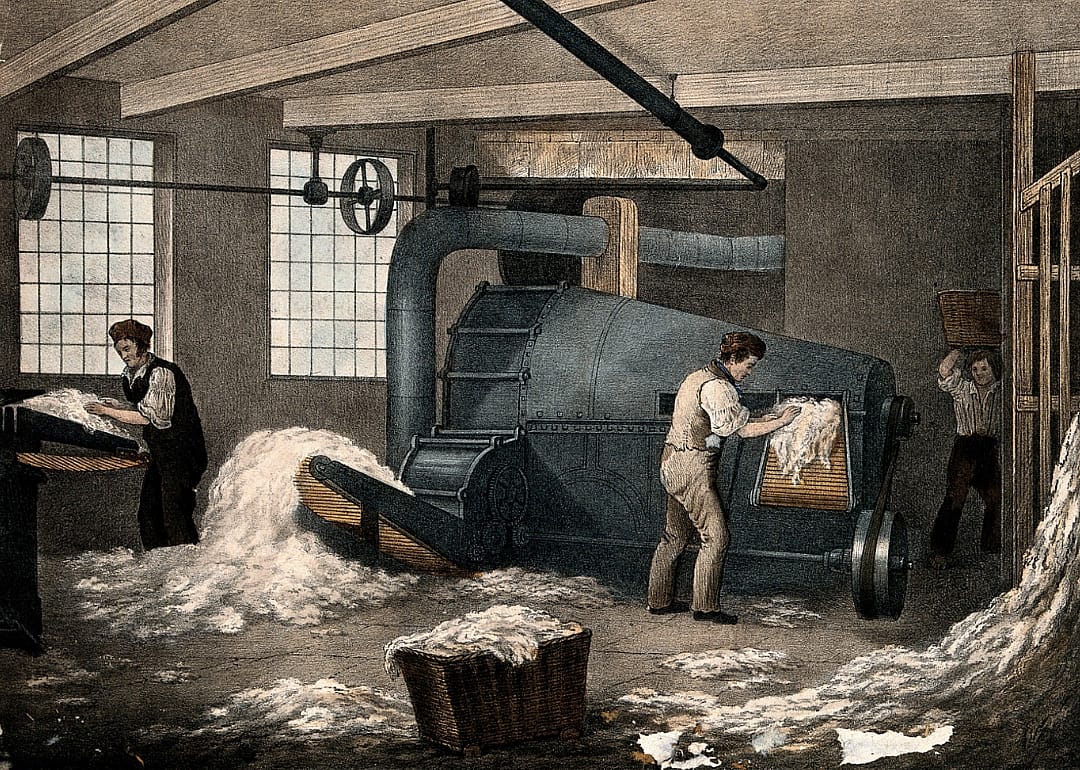 1793: Cotton gin