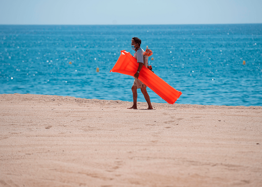 Beaches in Spain reopen