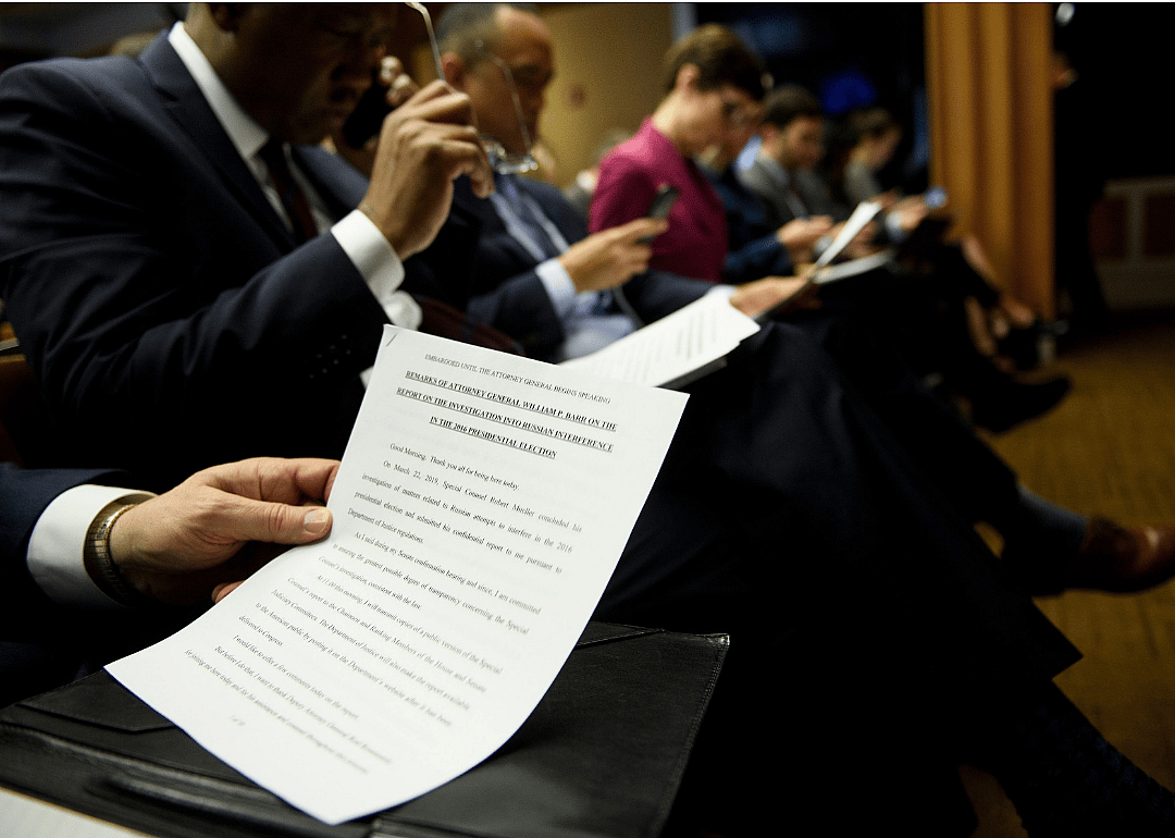 Mueller's 448-page redacted report is released to the public