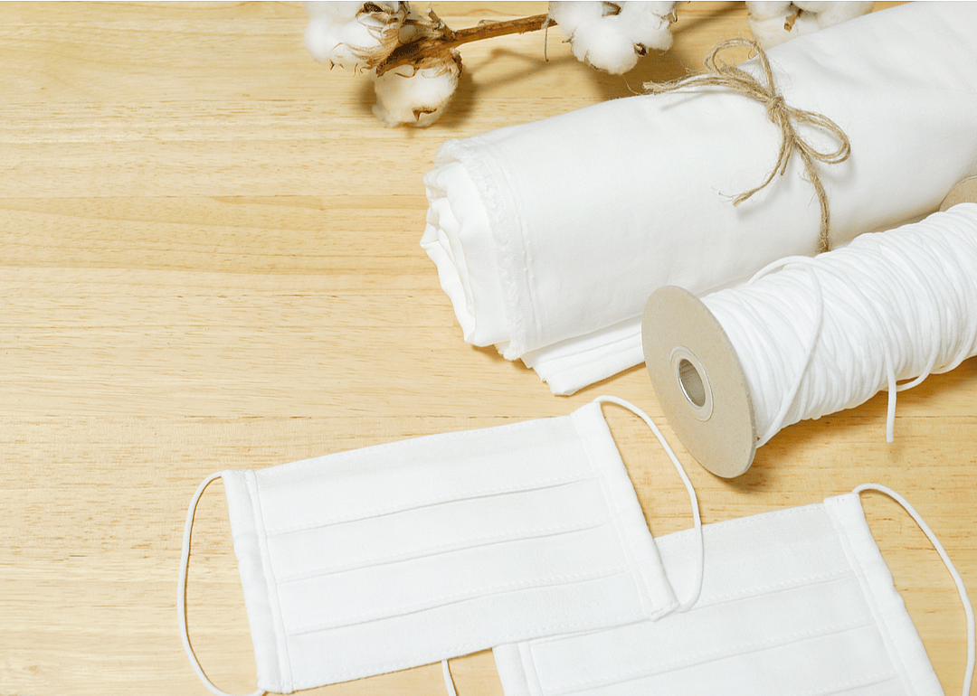 #10. 1-layer pleated cotton