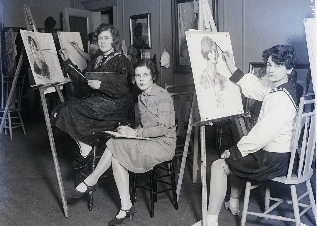 #50. Artists, sculptors, and teachers of art