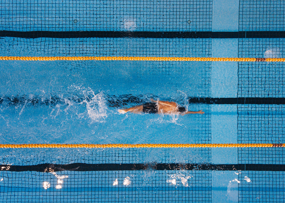 #10. Swimming laps