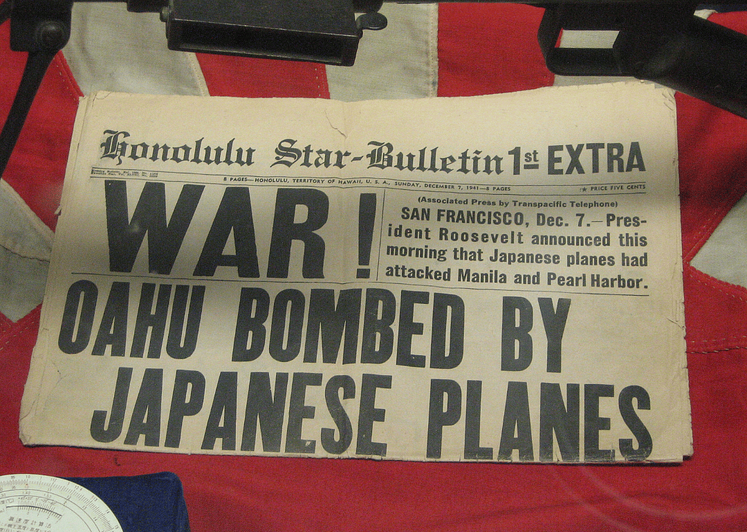 1941: Live broadcast from Pearl Harbor
