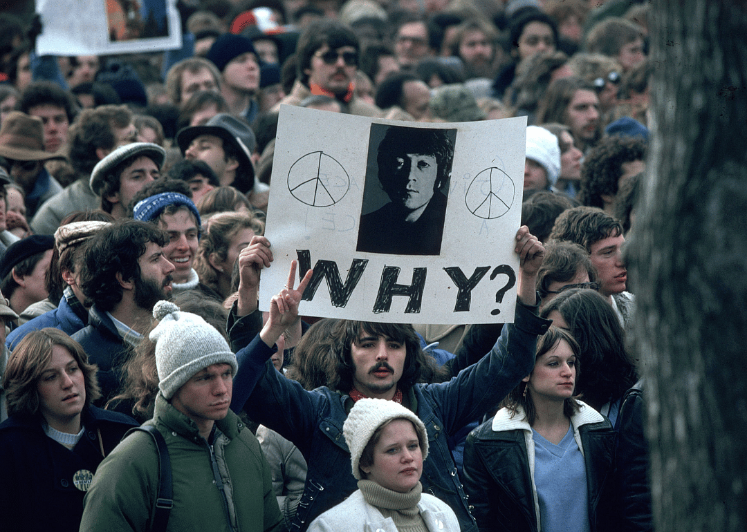 Lennon is murdered in New York City