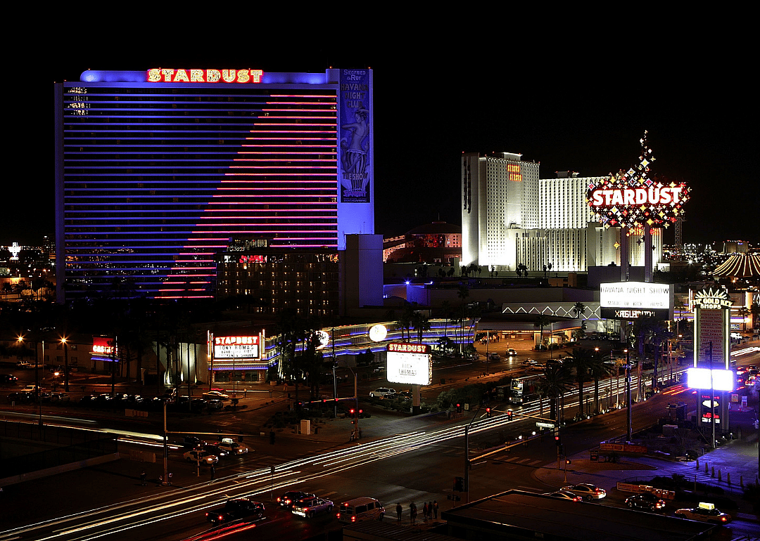 A street view of the Stardust casino.