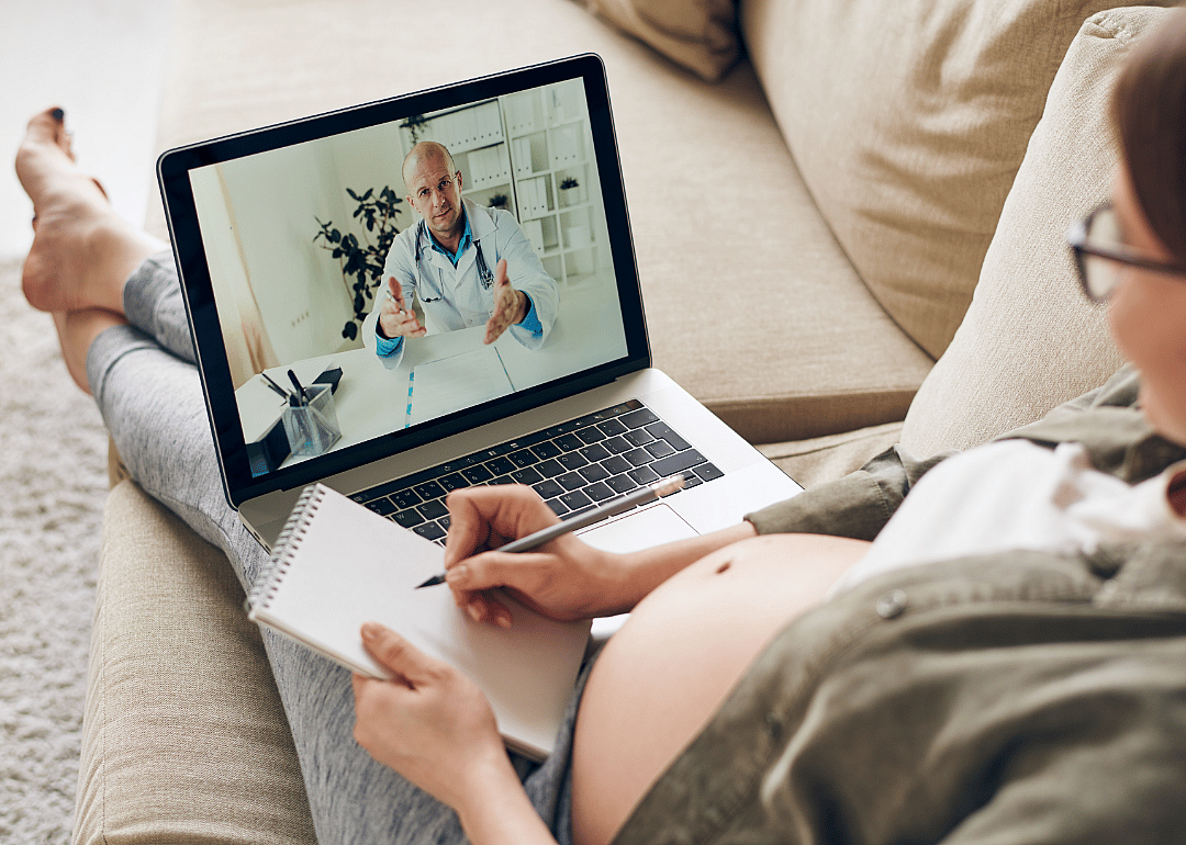 The majority of surveyed women would use telehealth between routine appointments