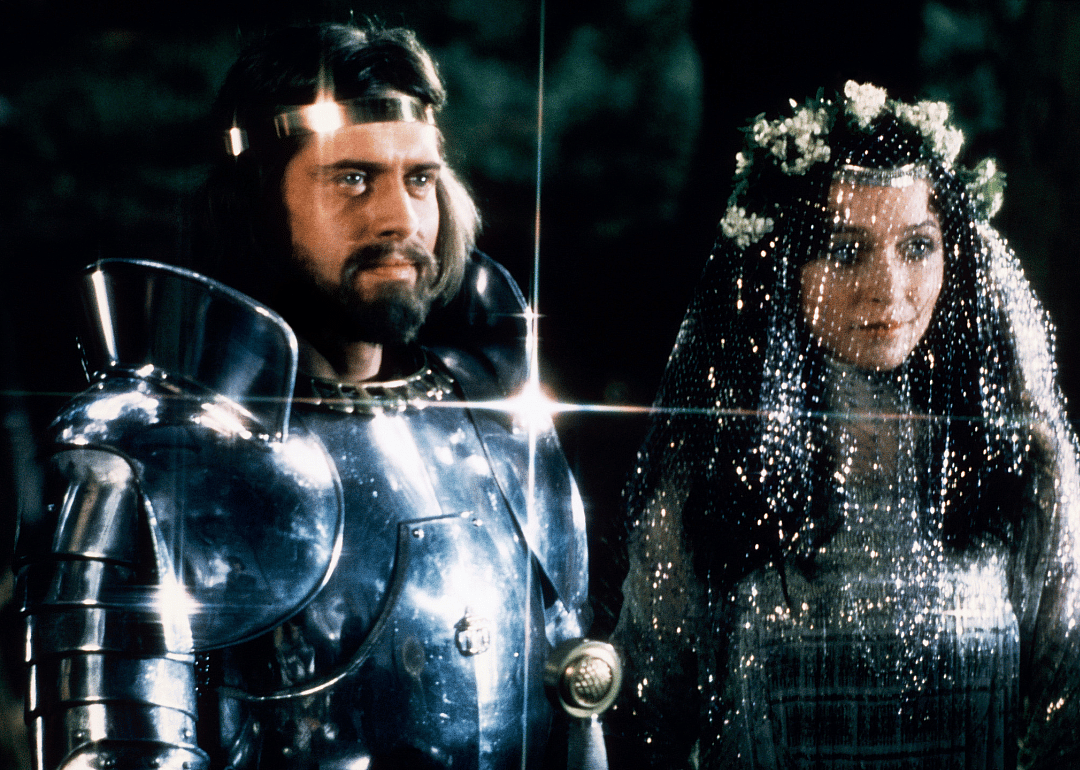 Nigel Terry and Cherie Lunghi as King Arthur and Queen Guenevere in 'Excalibur'