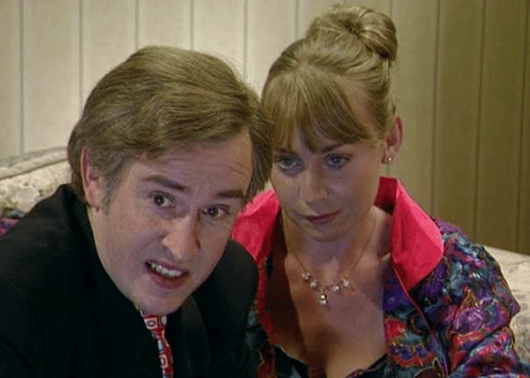 Steve Coogan as Alan Partridge.