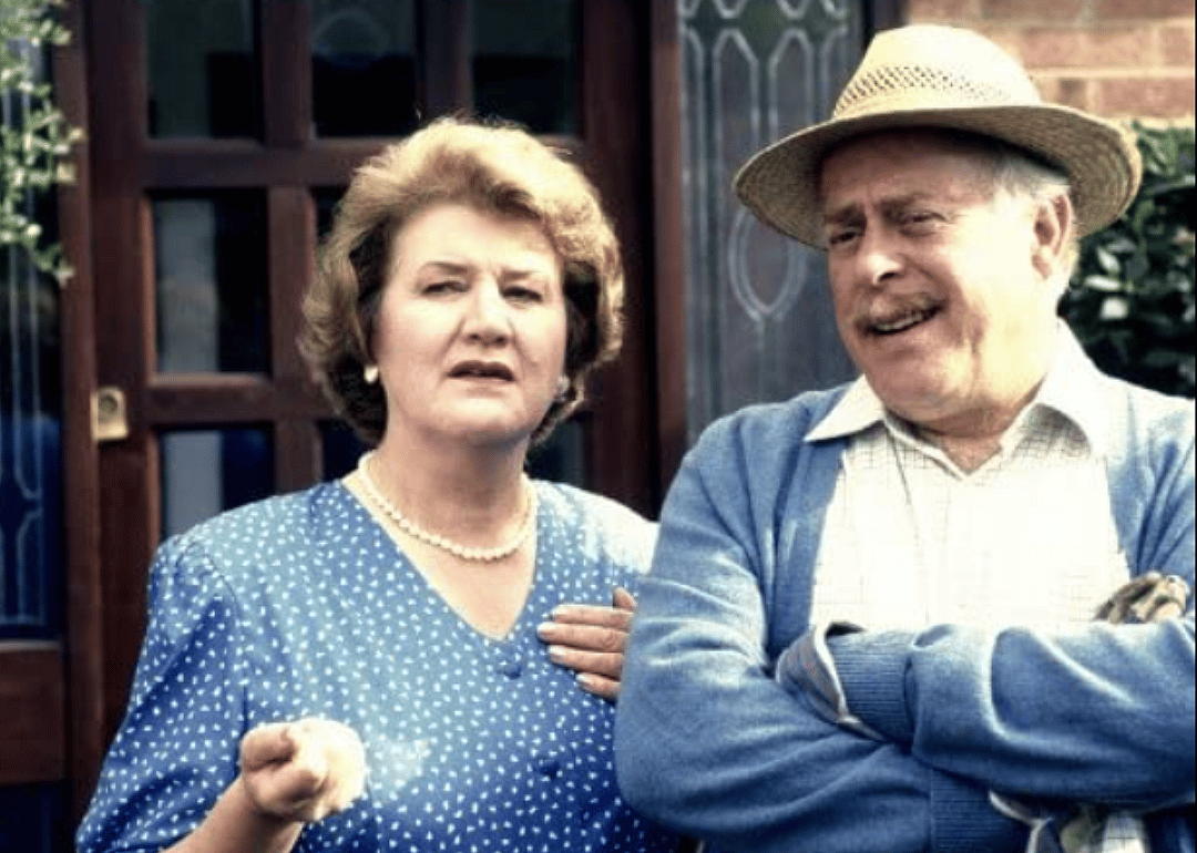 Patricia Routledge and Clive Swift.