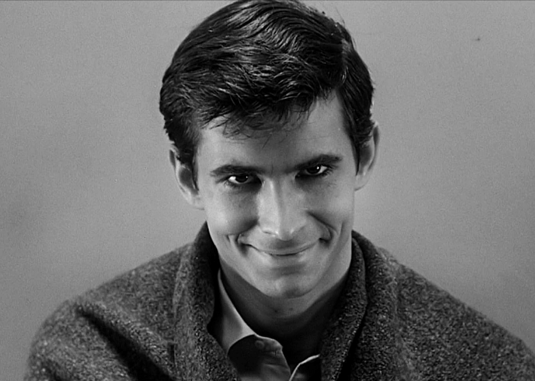 Anthony Perkins in Psycho.