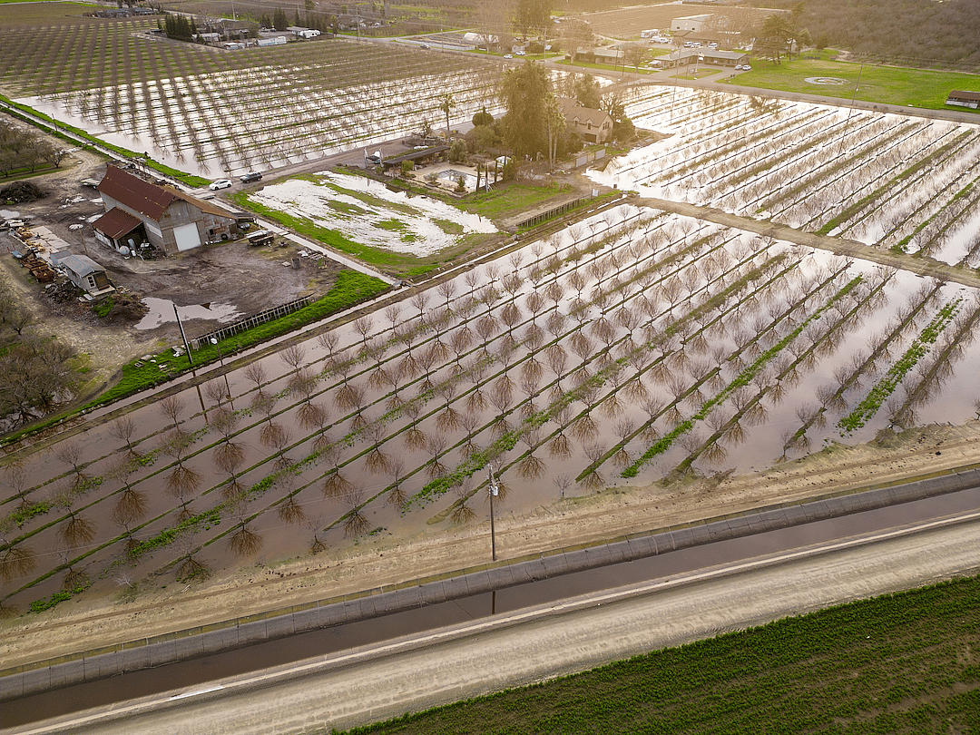 Christine Gemperle’s almond farm recharging an underground aquifer