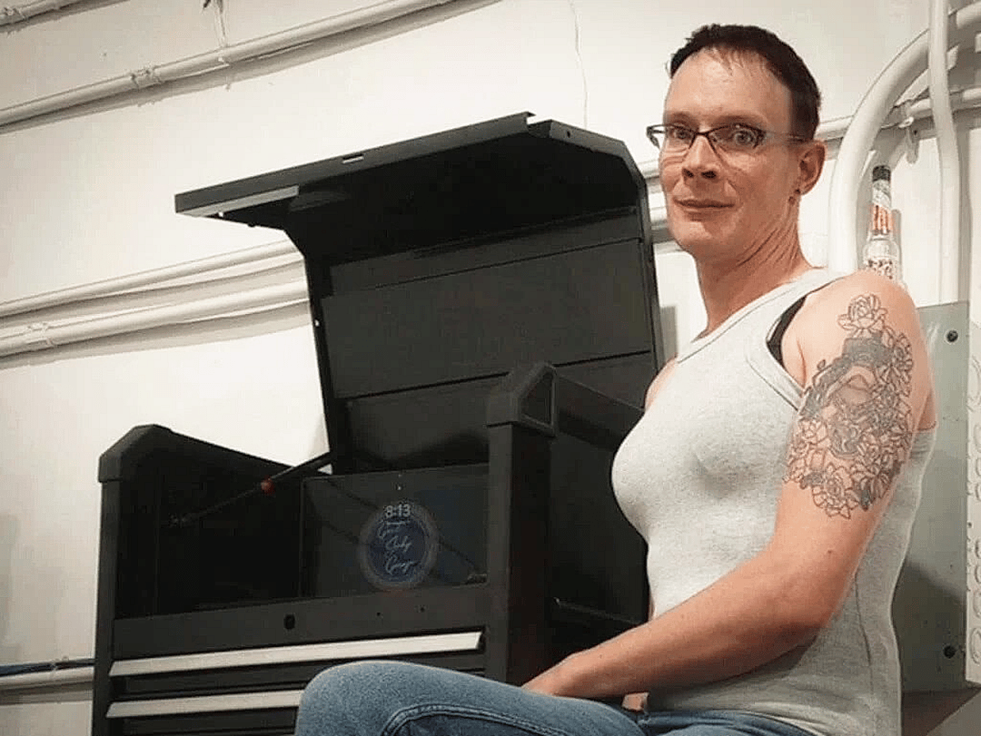 CC Haug worked in manufacturing before opening Good Judy Garage.