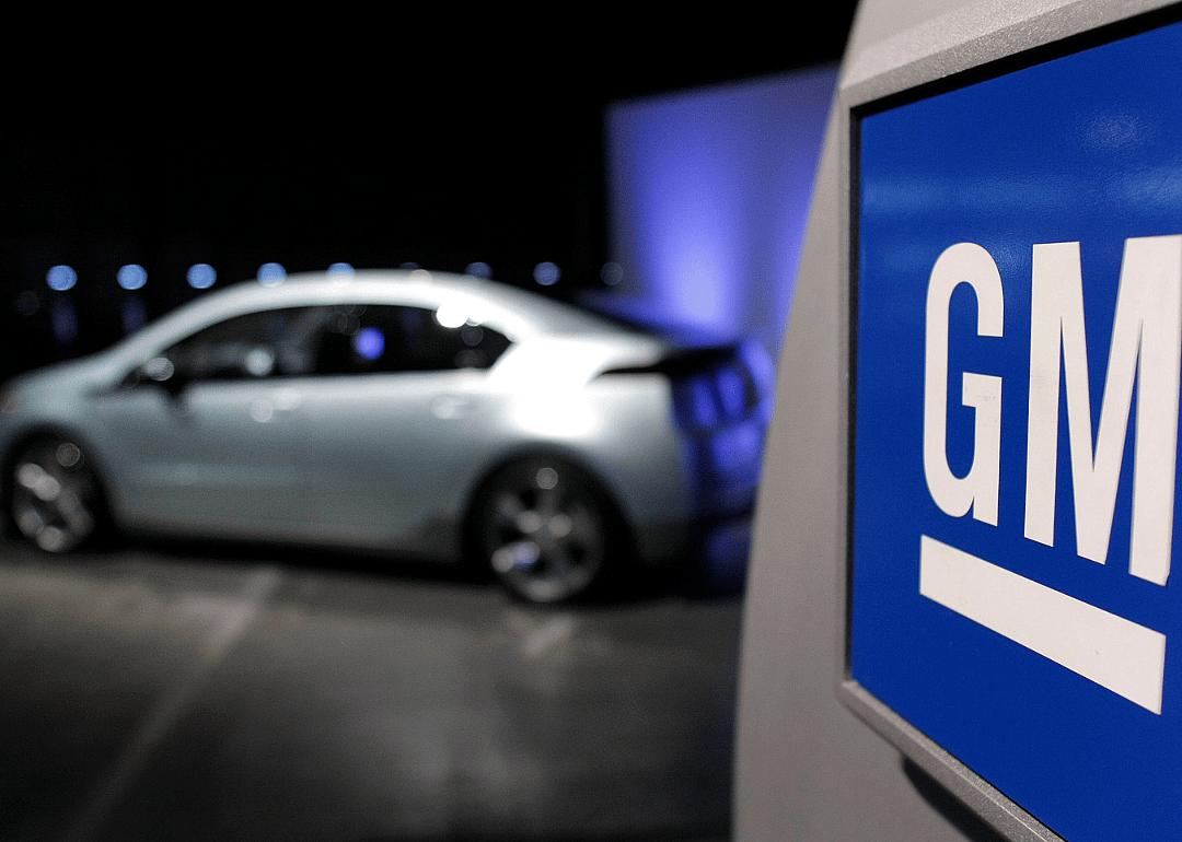 A Chevrolet Volt extended-range electric vehicle sits at an event at the GM Brownstown Battery Assembly facility August 13, 2009 in Brownstown Township, Michigan. 