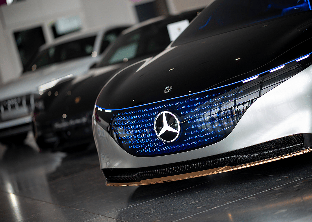 A show car Mercedes Vision EQS