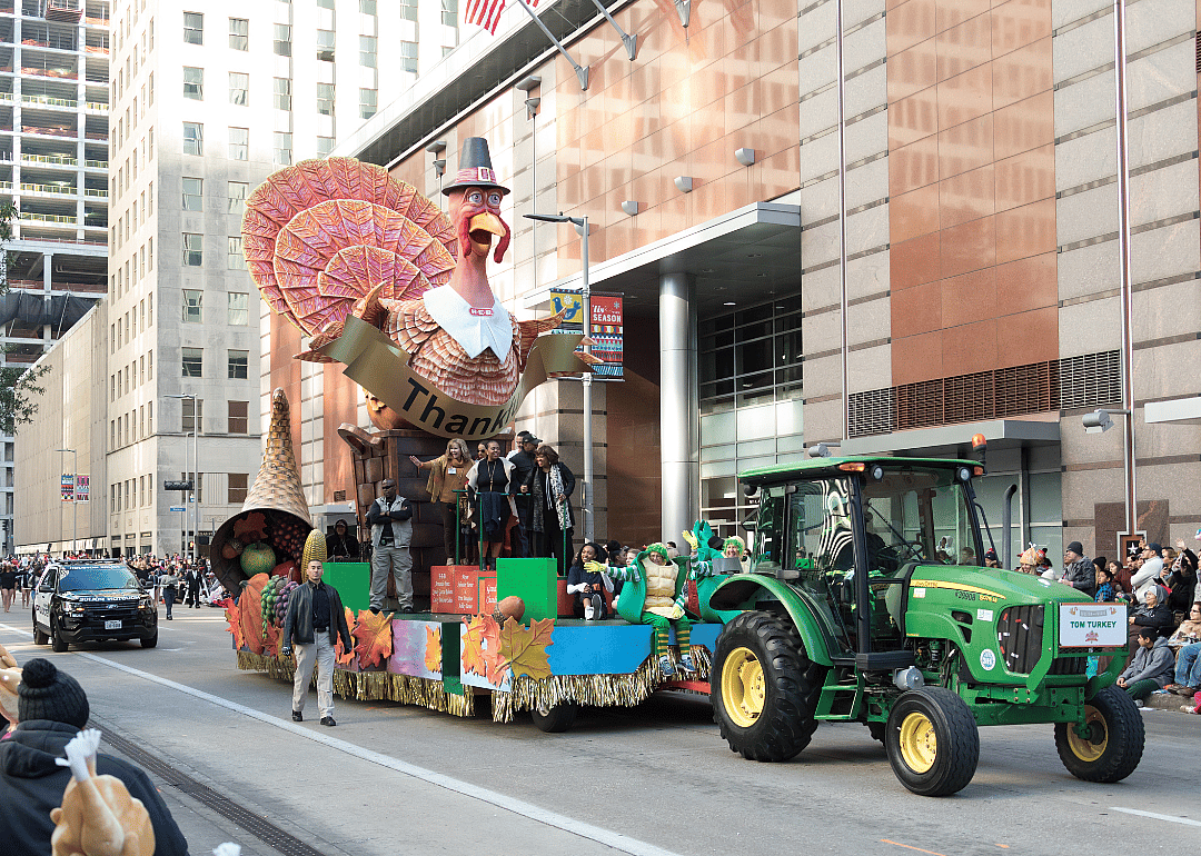 The H-E-B Thanksgiving Day Parade in Houston on Nov. 23, 2017