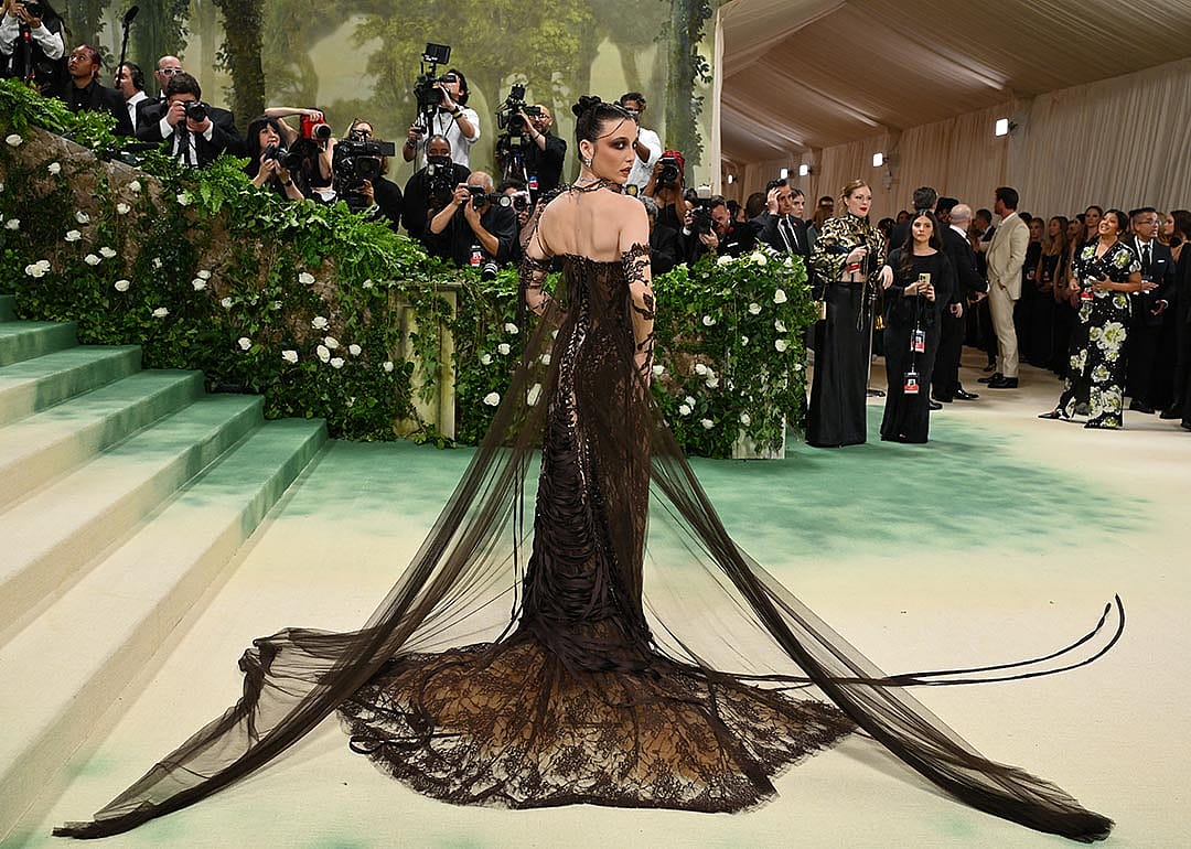 Emma Chamberlain arrives for the 2024 Met Gala at the Metropolitan Museum of Art on May 6, 2024, in New York. 