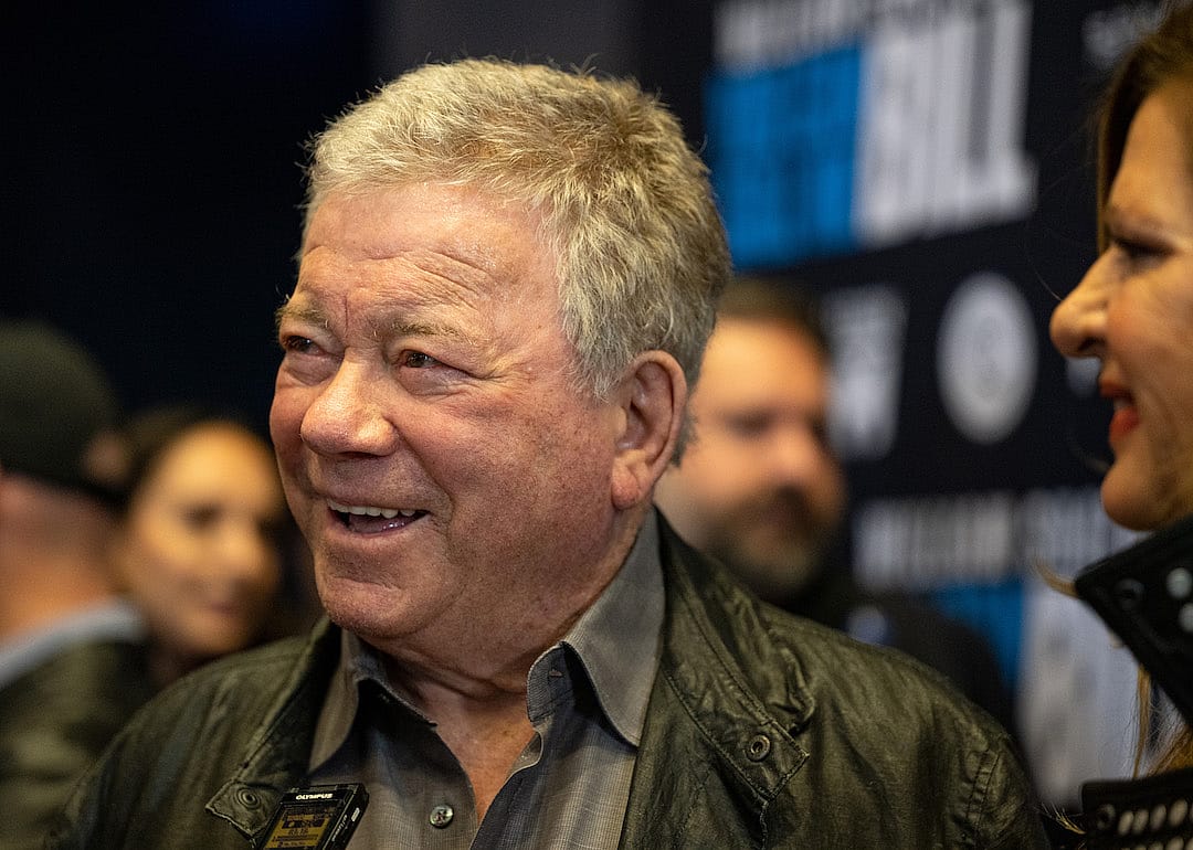 Actor William Shatner at the Los Angeles Premiere of 'You Can Call Me Bill' at the Culver Theater on March 21, 2024 in Culver City, California.