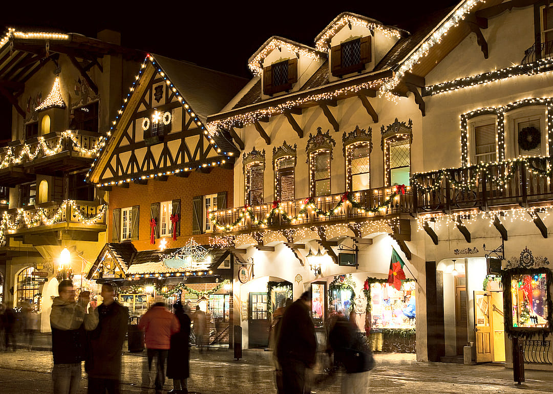 Christmas celebrations in Leavenworth, Washington.