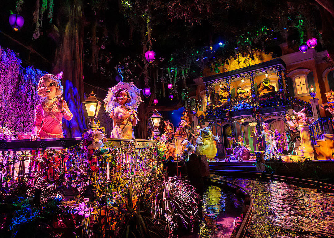 Tiana's Bayou Adventure at Disneyland Park on Nov. 13, 2024 in Anaheim, California.