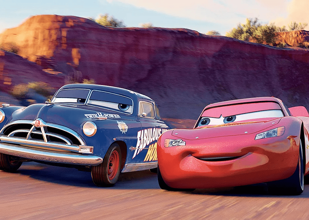 Paul Newman and Owen Wilson in 'Cars'