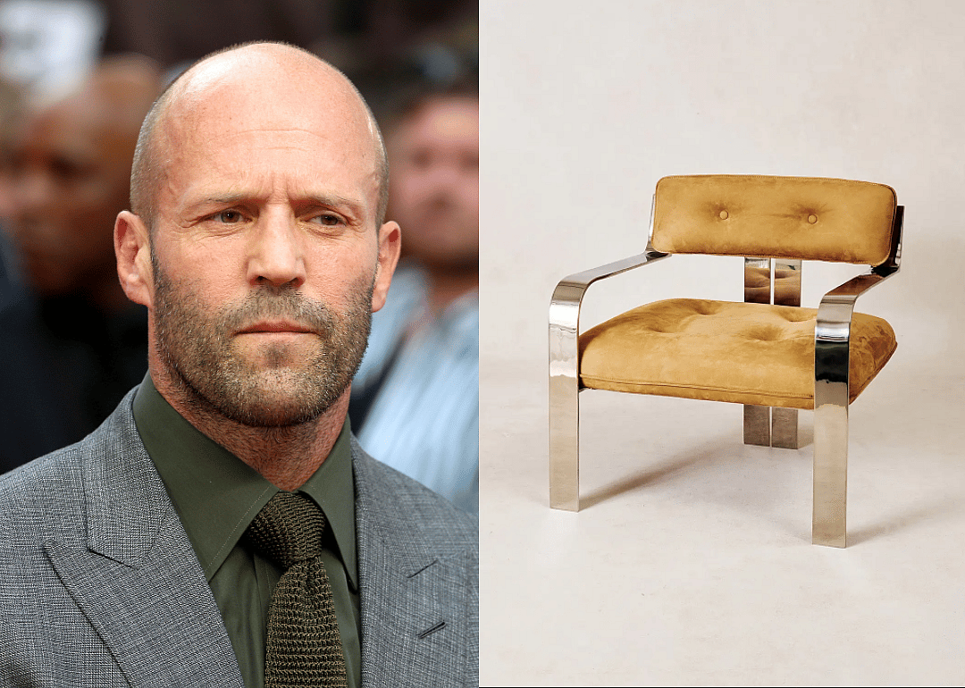 Composite image of Jason Statham and Gordon Von Steiner Chair #2